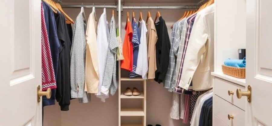 Уборка гардеробной и систем хранения: как привести порядок, который действительно работает