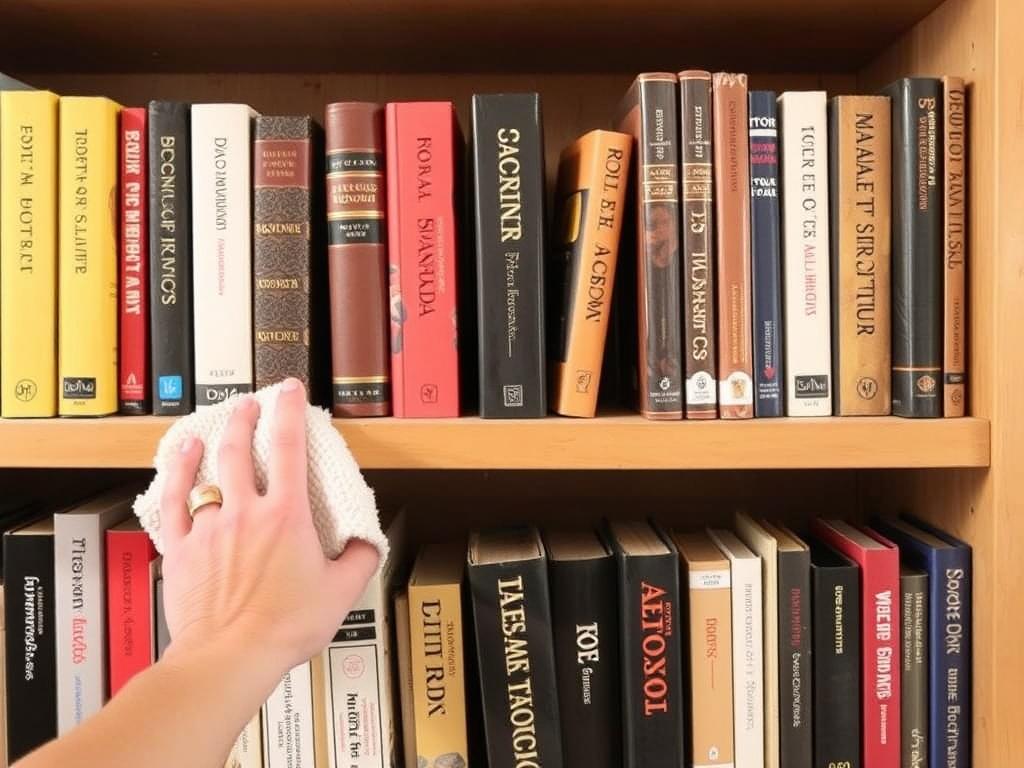 Чистка книжных полок и стеллажей от пыли. Организация после чистки: порядок, который сохраняет результат дольше