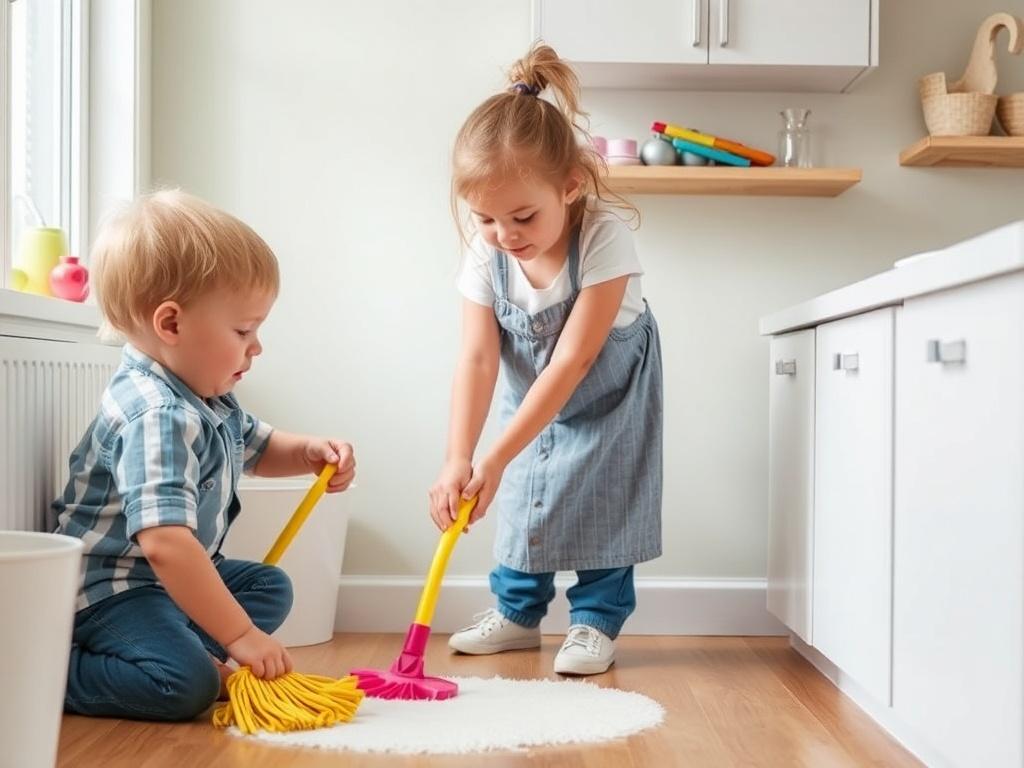 Как приучить детей помогать с уборкой. Подходы, которые действительно работают
