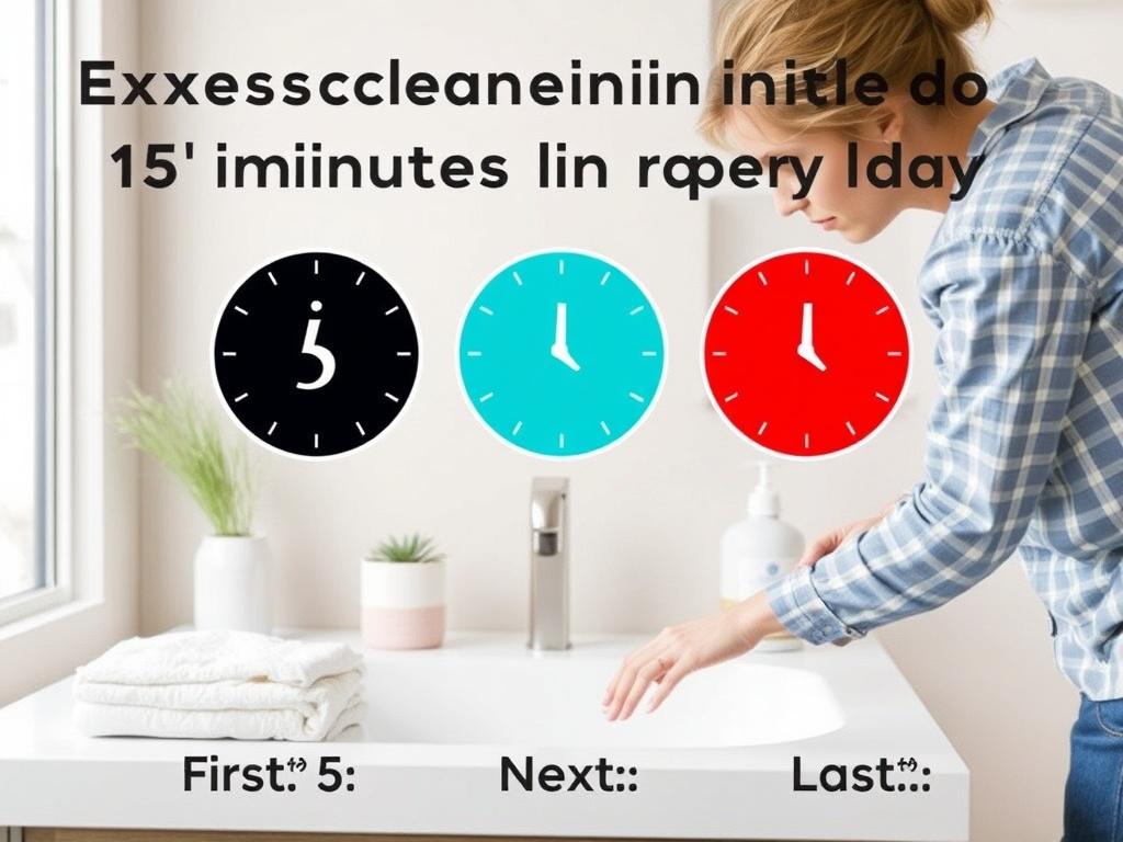 Экспресс-клининг за 15 минут в день. Стратегии распределения времени: что сделать в первые 5, следующие 5 и последние 5 минут