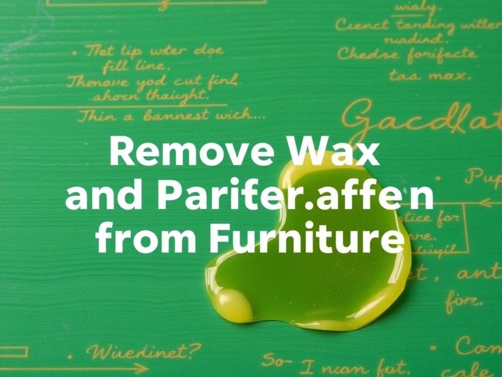 Как удалить воск и парафин с мебели. Профилактика и полезные привычки Как удалить воск и парафин с мебели. Профилактика и полезные привычки