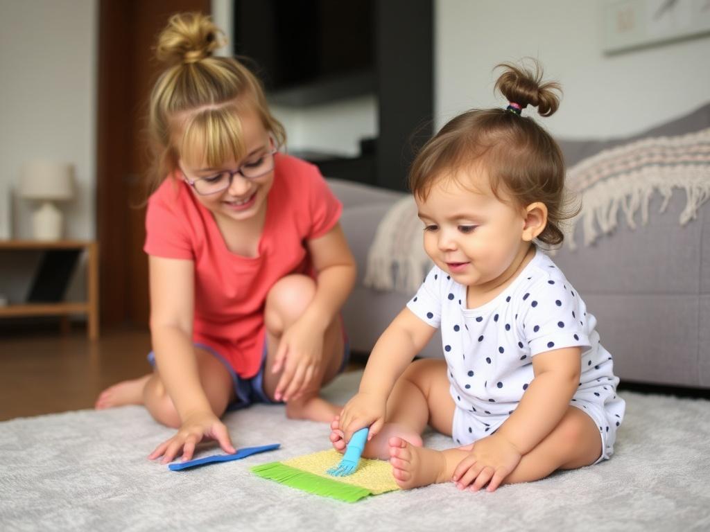 Уборка квартиры с маленьким ребенком: лайфхаки. Уборка во время игрового времени