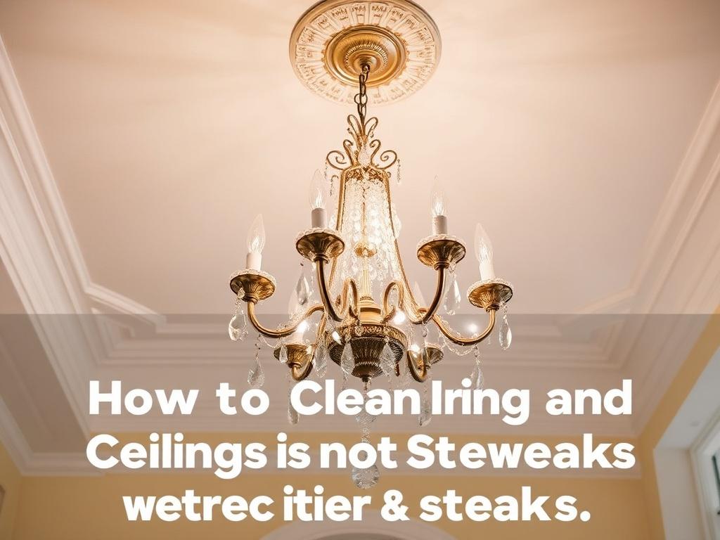 Как мыть потолки и люстры без разводов. Типичные ошибки и как их избежать Как мыть потолки и люстры без разводов. Типичные ошибки и как их избежать