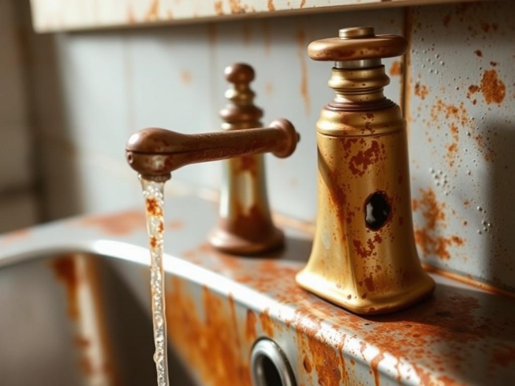 Как удалить ржавчину с раковины и смесителя. Почему появляется ржавчина и из чего она состоит Как удалить ржавчину с раковины и смесителя. Почему появляется ржавчина и из чего она состоит