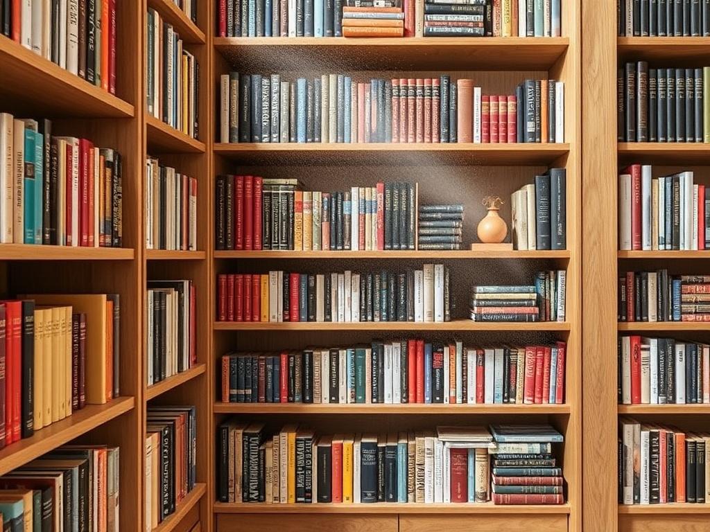 Чистка книжных полок и стеллажей от пыли. Частые ошибки, которых стоит избегать